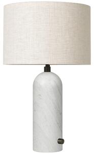 GUBI Mramorová stolní lampa Gravity 65 cm