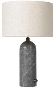 GUBI Mramorová stolní lampa Gravity 65 cm