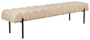 White Label Béžová čalouněná Lavice WLL JETHRO 180 cm