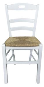(3998) Dřevěné židle buk bílá - set 2 ks
