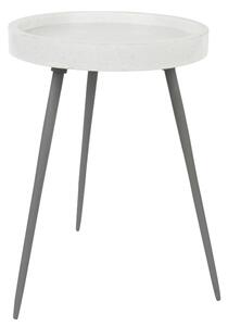 White Label Mramorový odkládací stolek KARRARA 33 cm