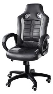 (3988) Kancelářská židle černá/šedá