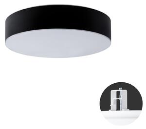 OS ERI52181 ERIS CV4 stropní/nástěnné skleněné polovestavné svítidlo bílá / černá IP44 3x25W E27 - OSMONT