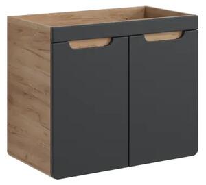 Comad Koupelnová skříňka pod umyvadlo Aruba Cosmos 70 dub craft/vesmírně šedá