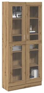 Skříň dub artisan 82,5 x 30,5 x 185 cm kompozitní dřevo 3318721