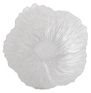 Dekorativní skleněná mísa Iani White Ø 26 cm