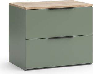 Kredenc Vicco Wido Zelená 60 x 50 cm se 2 zásuvkami, Model 56607