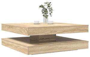 Konferenční stolek otočný o 360º dub sonoma 90x90x34,5 cm 3321353