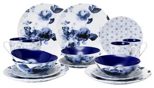 VanWell Porcelánový jídelní servis, 16dílný (královská modrá) (100314113003)