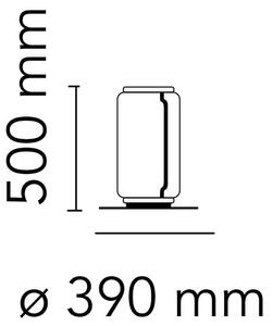 Flos Noctambule LED stojací skleněné svítidlo 3500mm