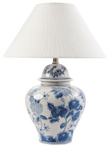 Stolní lampa SORRAIA Porcelán Bílá/Modrá