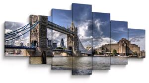 Obraz - Tower Bridge v Londýně (210x100 cm)
