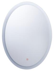 Koupelnové zrcadlo s LED osvětlením oválne 60 x 80 cm VIRIAT