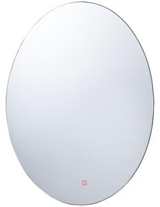 LED koupelnové zrcadlo MAZILLE 60 cm 80 cm Stříbrná