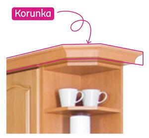 Ozdobná lišta ke kuchyňské lince Leite Larason MDF LC KLASIK (olše)