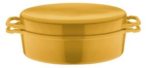 GSW Litinový hrnec na dušení / Pekáč (36 x 24 cm, žlutá, pekáč 2 v 1) (100290572022)
