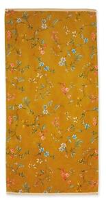 Pip Studio Les Fleurs bavlněná froté osuška žlutá 70x140 cm