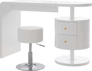 Toaletní stolek Vicco Lara Bílá 120 cm se stoličkou, Model 41559