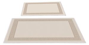 Světle hnědé koupelnové předložky v sadě 2 ks 60x100 cm – Foutastic