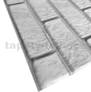 Samolepící pěnové 3D panely 2603, cena za kus, rozměr 60 x 30 cm, cihla šedá s šedou spárou, IMPOL TRADE