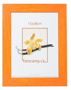 Dřevěný fotorámeček DRC11K 20x30 C6 oranžový KARPEX