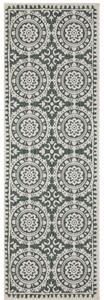 NORTHRUGS, DOPRODEJ: 80x250 cm Běhoun Twin Supreme 104131 Green/Cream – na ven i na doma, 80x250, zelená, chodba / předsíň