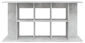 Skříňka pod akvárium o rozměrech 120 x 40 x 60 cm v barvě betonové šedé – Stabilní spodní skříňka pro akvária s úložnými plochami vyrobenými z dřevovláknité desky