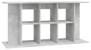 Skříňka pod akvárium o rozměrech 120 x 40 x 60 cm v barvě betonové šedé – Stabilní spodní skříňka pro akvária s úložnými plochami vyrobenými z dřevovláknité desky