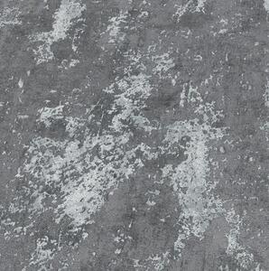 Vliesové tapety na zeď Casual Chic 10273-10, rozměr 10,05 m x 0,53 m, moderní vertikální stěrka tmavě šedá se stříbrnými odlesky, Erismann