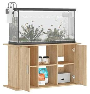 Stojan pod akvárium Sonoma, dubový Imitace, 101x41x58 cm, materiál: dřevovláknitá deska. Skříňka pod akvárium, skříň na akvárium, stojan na akvárium, stolek pod akvárium. Kód produktu: 833610