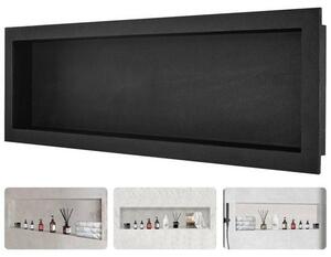 "NischenMeister - Sprchová nástěnná nika 10x40,64x127cm - Obkladová jednovrstvá instalace niky - Voděodolná - Zadní panel z XPS, dřeva, cementu - Koupelna Ložnice Pracovna"