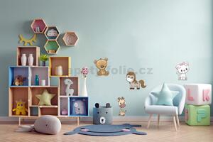 3D Pěnová dekorace na zeď kočka SRP-021, rozměr 16,5 x 23 cm, IMPOL TRADE