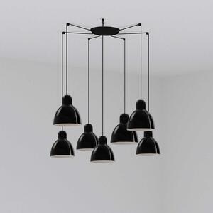 Faro Venice E27 závěsné keramické svítidlo Černá200mm7