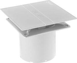 Cata E-100 GSTH koupelnový ventilátor axiální s automatem, 4W/8W, potrubí 100mm, stříbr 00900600