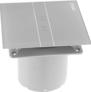 Cata E-100 GSTH koupelnový ventilátor axiální s automatem, 4W/8W, potrubí 100mm, stříbr 00900600