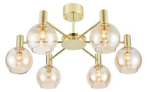 Stropní Lampa Markslöjd, Ambra, stmívatelné, Béžová, Obývací pokoj, Kov