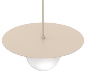 Lustr na lanku FLAT 1xE27/15W/230V béžová