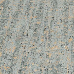 Vliesové tapety na zeď 10277-10, rozměr 10,05 m x 0,53 m, moderní stěrka šedá s niklovými detaily, Erismannn