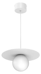 Lustr na lanku FLAT 1xE27/15W/230V bílá
