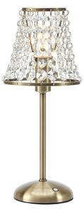 Stolní lampa Markslöjd, Liora, stmívatelné, Bronzová / starobylá mosaz, Obývací pokoj, Kov