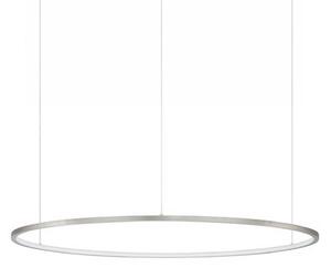 Nova Luce Tarquin LED kruhové závěsné svítidlo 1000mmStříbrná