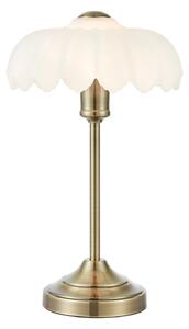 Stolní lampa Markslöjd, Kurage, Bronzová / starobylá mosaz, Obývací pokoj, Sklo