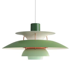 Závěsná svítidlo Louis Poulsen, PH 5, stmívatelné, Zelená, Obývací pokoj, Kov, Design