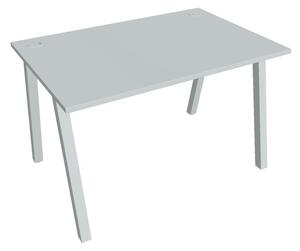 Kancelářský pracovní stůl USA 1200, bílá RAL 9016, deskaakát