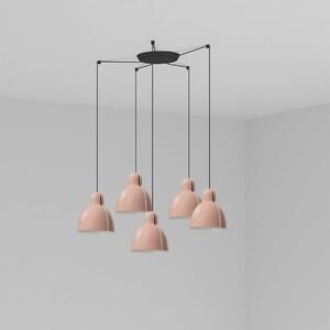 Faro Venice E27 závěsné keramické svítidlo Růžová160mm5