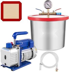 Vakuová pumpa 2 Gallonen - Vakuumkammer 4CFM 1/3HP - Průmyslová vakuová pumpa - Vakuumpumpa pro domácnost - Hochleistungs Vakuumerzeuger