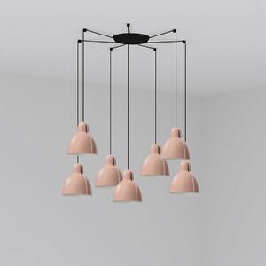 Faro Venice E27 závěsné keramické svítidlo Růžová160mm7