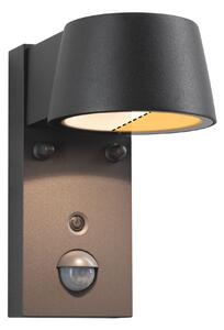 P 94714 LED venkovní nástěnné svítidlo Smart Home Zigbee Capea pohybové čidlo neláká hmyz IP44 96x153mm CCT 6W 230V 98° černá hliník - PAULMANN