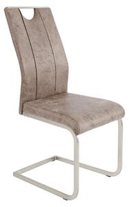 Reality Sada houpacích židlí Trieste, 2dílná (šedá-hnědá) (100328559002)
