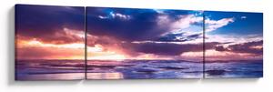 Obraz - Západ slunce u moře (170x50 cm)